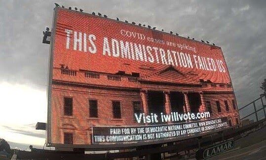 DNC billboard